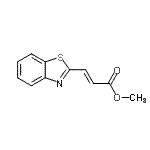 CAS#: 53004-62-9, Methyl (2E)-3-(1,3-Benzothiazol-2-Yl)Acrylate
