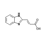 CAS 登录号：53004-64-1， (2E)-3-(1H-苯并咪唑-2-基)丙烯酸