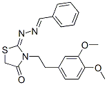 CAS#: 53068-35-2, Benzaldehyde [3-[2-(3,4-Dimethoxyphenyl)Ethyl]-4-Oxothiazolidin-2-Ylidene]Hydrazone