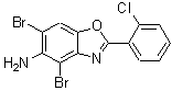 CAS 登录号：531515-79-4， 4,6-二溴-2-(2-氯苯基)-1,3-苯并恶唑-5-胺
