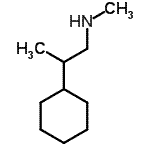 CAS#: 532-52-5, 2-Cyclohexyl-N-Methyl-1-Propanamine