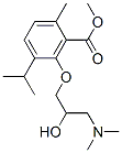 CAS 登录号：53206-82-9， 3-[2-羟基-3-(二甲基氨基)丙氧基]对伞花烃-2-羧酸甲酯