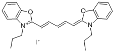 CAS#: 53213-90-4, 3-Propyl-2-[5-(3-Propyl-2(3H)-Benzoxazolylidene)-1,3-Pentadien-1-Yl]-Benzoxazolium Iodide