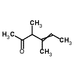 CAS#: 53252-21-4, 3,4-Dimethyl-4-Hexen-2-One