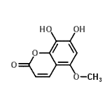 CAS#: 53269-07-1, 7,8-Dihydroxy-5-Methoxy-2H-Chromen-2-One