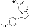 CAS#: 53272-88-1, [2-(4-Methoxyphenyl)-5-Oxo-1-Cyclopenten-1-Yl]Acetic Acid