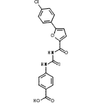 CAS#: 532939-09-6, 4-({[5-(4-Chlorophenyl)-2-Furoyl]Carbamothioyl}Amino)Benzoic Acid