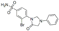 CAS 登录号:53297-81-7, 3-溴-4-(5-氧代-3-苯基-咪唑烷-1-基)苯磺酰胺
