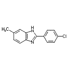 CAS#: 53314-17-3, 2-(4-Chlorophenyl)-6-Methyl-1H-Benzimidazole