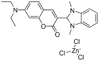 CAS 登录号:53350-83-7, 2-(7-(二乙基氨基)-2-氧代-2H-1-苯并吡喃-3-基)-1,3-二甲基-1H-苯并咪唑三氯锌酸酯