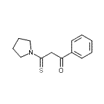 CAS 登录号：53354-70-4， 1-苯基-3-(1-吡咯烷基)-3-硫代-1-丙酮