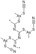 CAS 登录号：53384-39-7， 聚(甲基二(硫氰酸基)胂)