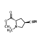 CAS#: 53386-75-7, Methyl (4R)-4-Cyano-1-Methyl-L-Prolinate