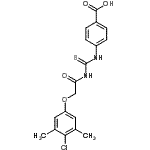 CAS#: 533919-45-8, 4-({[(4-Chloro-3,5-Dimethylphenoxy)Acetyl]Carbamothioyl}Amino)Benzoic Acid