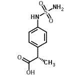 CAS 登录号：533931-86-1， (2S)-2-[4-(氨基磺酰基氨基)苯基]丙酸