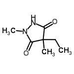 CAS#: 53445-99-1, 4-Ethyl-1,4-Dimethyl-3,5-Pyrazolidinedione