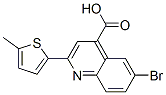 CAS 登录号：5349-20-2， 6-溴-2-(5-甲基噻吩-2-基)喹啉-4-羧酸