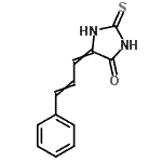 CAS#: 53514-60-6, 5-(3-Phenyl-2-Propen-1-Ylidene)-2-Thioxo-4-Imidazolidinone