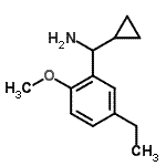 CAS#: 535926-43-3, 1-Cyclopropyl-1-(5-Ethyl-2-Methoxyphenyl)Methanamine