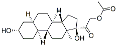 CAS#: 53604-15-2, [2-[(3S,5R,8R,9S,10S,13S,14S,17R)-3,17-Dihydroxy-10,13-Dimethyl-1,2,3, 4,5,6,7,8,9,11,12,14,15,16-Tetradecahydrocyclopenta[a]Phenanthren-17-Yl]-2-Oxo-Ethyl] Acetate