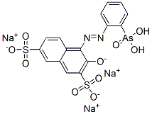 CAS#: 53669-45-7, Trisodium 4-[(2-Arsonophenyl)Azo]-3-Oxidonaphthalene-2,7-Disulphonate