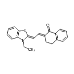 CAS#: 53704-21-5, (2E)-2-[(2Z)-2-(3-Ethyl-1,3-Benzothiazol-2(3H)-Ylidene)Ethylidene]-3,4-Dihydro-1(2H)-Naphthalenone