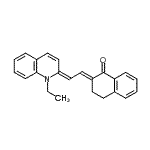 CAS#: 53704-22-6, (2E)-2-[(2E)-2-(1-Ethyl-2(1H)-Quinolinylidene)Ethylidene]-3,4-Dihydro-1(2H)-Naphthalenone