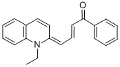 CAS#: 53704-24-8, 4-(1-Ethyl-2(1H)-Quinolinylidene)-1-Phenyl-2-Buten-1-One