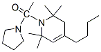 CAS#: 53725-47-6, 1,2,3,6-Tetrahydro-4-Butyl-1-(1-Pyrrolidinylacetyl)-2,2,6,6-Tetramethylpyridine
