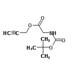 CAS#: 537710-06-8, 2-Propyn-1-Yl N-{[(2-Methyl-2-Propanyl)Oxy]Carbonyl}Glycinate