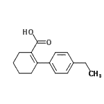 CAS#: 537715-29-0, 2-(4-Ethylphenyl)-1-Cyclohexene-1-Carboxylic Acid