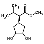 CAS 登录号：538372-71-3， 甲基(2S)-2-(3,4-二羟基-1-吡咯烷基)-3-甲基丁酸酯