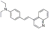 CAS 登录号:5397-61-5, N,N-二乙基-4-(2-喹啉-4-基乙烯基)苯胺