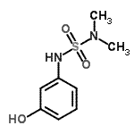 CAS 登录号：539807-29-9， N'-(3-羟基苯基)-N,N-二甲基硫二酰胺