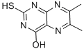 CAS#: 54030-51-2, 2,3-Dihydro-6,7-Dimethyl-2-Thioxo-1H-Pteridin-4-One