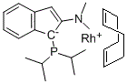 CAS 登录号：540492-55-5， 3-二-异丙基膦亚基-2-(N,N-二甲基氨基)-1H-茚(1,5-环辛二烯)铑(I)