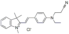 CAS#: 54060-94-5, 2-[2-[4-[(2-Cyanoethyl)Ethylamino]Phenyl]Vinyl]-1,3,3-Trimethyl-3H-Indolium Chloride