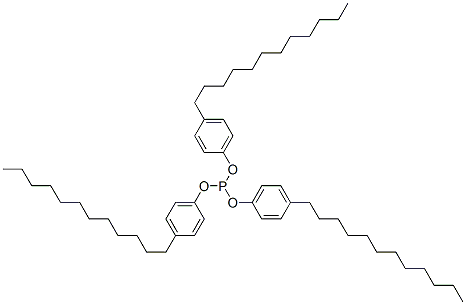 CAS 登录号:54076-72-1, 三(4-十二烷基苯基)亚磷酸酯