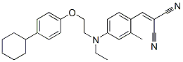 CAS#: 54079-53-7, [[4-[[2-(4-Cyclohexylphenoxy)Ethyl]Ethylamino]-2-Methylphenyl]Methylene]Malononitrile