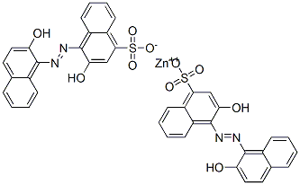 CAS 登录号：5410-93-5， 2,2'-二羟基-1,1'-偶氮萘-4-磺酸锌