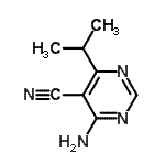 CAS#: 54122-56-4, 4-Amino-6-Isopropyl-5-Pyrimidinecarbonitrile