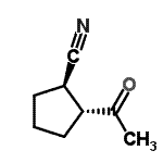 CAS 登录号：54125-38-1， (1R,2R)-2-乙酰基环戊烷甲腈