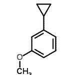 CAS#: 54134-93-9, 1-Cyclopropyl-3-Methoxybenzene