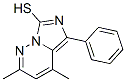 CAS 登录号：54221-54-4， 2,4-二甲基-5-苯基咪唑并[1,5-b]哒嗪-7-硫醇