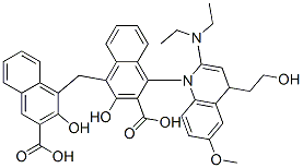 CAS#: 5423-42-7, 4-[(3-Carboxy-2-Hydroxy-Naphthalen-1-Yl)Methyl]-3-Hydroxy-Naphthalene- 2-Carboxylic Acid, 2-Diethylamino-1-(6-Methoxyquinolin-4-Yl)Ethanol