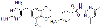 CAS#: 54242-79-4, 4-Amino-N-(4,6-dimethyl-2-pyrimidinyl)benzensulfonamide mixt. with 5-((3,4,5-trimethoxyphenyl)methyl)-2,4-pyrimidinediamine