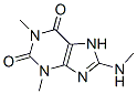 CAS 登录号：5426-45-9， 1,3-二甲基-8-甲基氨基-7H-嘌呤-2,6-二酮