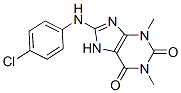 CAS#: 5434-62-8, 8-[(4-Chlorophenyl)Amino]-3,7-Dihydro-1,3-Dimethyl-1H-Purine-2,6-Dione