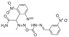 CAS#: 5436-12-4, N-[(3-Nitrophenyl)Methylideneamino]-2-[[(3-Nitrophenyl)Methylideneamino]Carbamoylmethyl-Nitroso-Amino]Acetamide