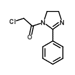 CAS 登录号：543696-64-6， 2-氯-1-(2-苯基-4,5-二氢-1H-咪唑-1-基)乙酮